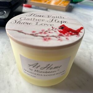 At Home Dogwood & Sandalwood Candle - Cream